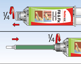 Kit Ripara Fissaggi Fori Mensole Fischer FILL E FIX