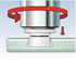 Image sur Fissaggio sottosquadro per vetro FZP-G