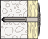 Image sur Fissaggio per materiali isolanti soffici DHK