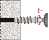 Immagine di Fissaggio metallico per calcestruzzo cellulare FTP M