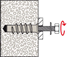 Immagine di Fissaggio metallico per calcestruzzo cellulare FTP M