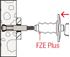 Immagine di Ancorante sottosquadro ZYKON FZA inox A4