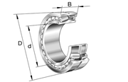 Immagine di Cuscinetto orientabile a rulli - 241/670-B-K30-MB