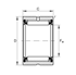 Image sur Cuscinetto radiale a rulli - RNA4907-2RSR-XL