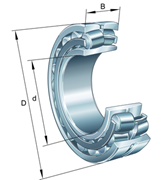 Image de Cuscinetto orientabile a rulli - 23022-E1-XL-K-TVPB