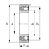 Picture of Cuscinetto radiale orientabile a sfere - 2211-K-2RS-TVH-C3