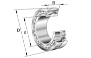 Picture of Cuscinetto orientabile a rulli - 248/1180-B-MB