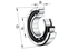 Immagine di Cuscinetto radiale a rulli cilindrici - NJ214-E-XL-TVP2