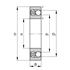 Picture of Cuscinetto radiale orientabile a sfere - 1206-TVH