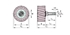 Immagine di Ruota dentata di lubrificazione - ARCALUB-X.PINION-MD5,0-Z17-B50-SR-G