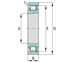 Immagine di Cuscinetto radiale a rulli cilindrici - N1013-C-K-PVPA1-SP