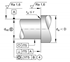 Picture of Cuscinetto assiale a sfere a contatto obliquo - DKLFA40140-2RS