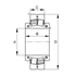 Immagine di Cuscinetto orientabile a rulli - 231SM240-MA