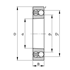 Picture of Cuscinetto radiale orientabile a sfere - 1204-K-TVH-C3