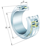 Immagine di Cuscinetto orientabile a rulli - 239SM600-MA