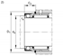 Picture of Cuscinetto a rullini ed assiale a sfere - NX17-Z-XL