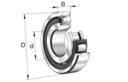 Picture of Cuscinetto radiale orientabile ad una corona - 20232-K-MB-C3