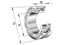 Immagine di Cuscinetto orientabile a rulli - 249/1180-B-MB