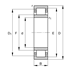 Immagine di Cuscinetto radiale a rulli cilindrici - NU1060-M1