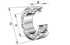Immagine di Cuscinetto orientabile a rulli - 249/1180-B-K30-MB