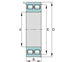 Immagine di Cuscinetto radiale a rulli cilindrici - NN3009-D-TVP-SP-XL