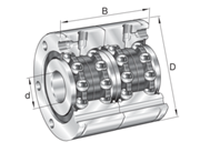 Picture of Cuscinetto assiale a sfere a contatto obliquo - ZKLF2575-2RS-2AP-XL