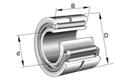 Image de Cuscinetto a rullini - NKI15/20-XL