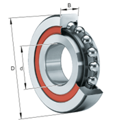 Picture of Cuscinetto assiale a sfere a contatto obliquo - BSB2562-2Z-SU-XL
