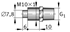 Picture of Nipplo per lubrificatore - ARCALUB-C1.NIPPLE-REFILL-GREASE-R1/4