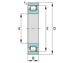 Immagine di Cuscinetto radiale a rulli cilindrici - N1013-C-PVPA1-SP